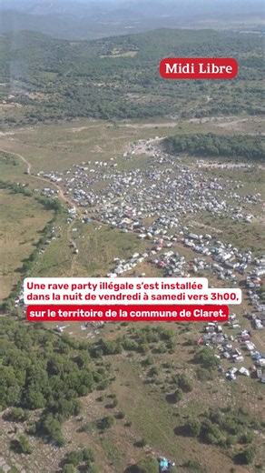 Rave-party illégale à Claret : 2 000 personnes et 600 véhicules