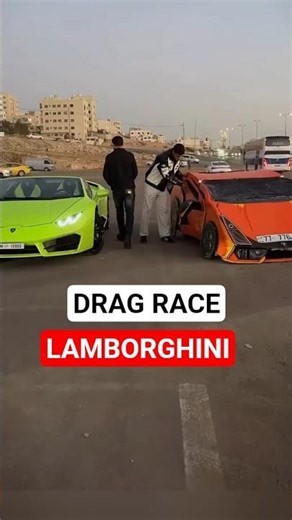 Lamborghini Drag Race vs. Lamborghini Replica #automobile #dragrace #supercar #Lamborghini