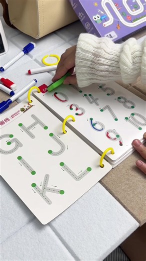 Tracing Book for Kids: Reusable Tracing Workbook for Handwriting Practice