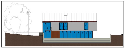halftone areas that are beyond - in elevation
