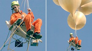 Lawnchair Larry: the man who ascended 16,000 ft in a chair tied to helium balloons