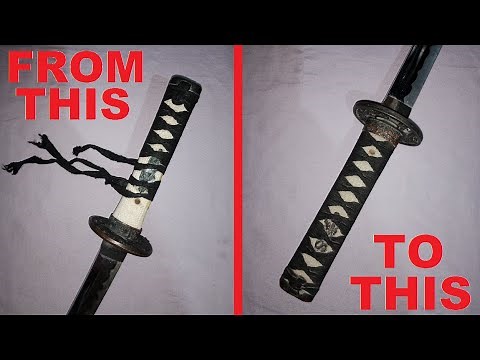 Samurai Sword Katana Handle Wrapping Replacement