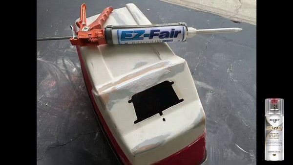 This 64 year old, 1959 35 horsepower Sea King outboard motor cowl was restored using ProPoxy 2k aerosols, Mist White and Vivid Red. She's a beauty! The Sea King outboard motor was one of the most popular brands in the boating enthusiasm that followed World War II. The Sea King brand was sold by retailer and catalog store Montgomery Ward & Company, and manufactured by Gale Products, Inc., a subsidiary of OMC (the maker of Johnson and Evinrude outboards). #beautifyyouradventure #protectyourpassion