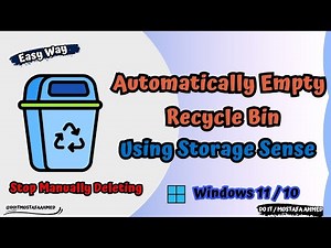 Automatically Clear Recycle Bin Using Storage Sense in Windows 11 (Step-by-Step Guide)