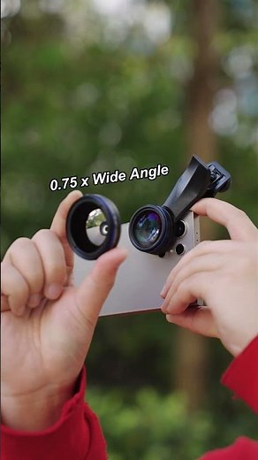 The LS-60 Lens Kit enables your phone to have macro, wide angle and filters at the same time!