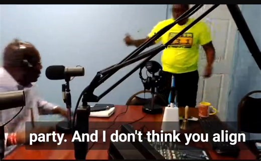 This is the man who said that he has changed. Watch how they close down the station on champagne. The moment before champagne was kicked out. | Frank Charles