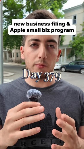 business filing and Apple small business program. another day moving the ball forward | Yoniman.mp4