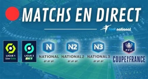 Matchs en direct : Coupe de France et National 3 en direct dès 15h30