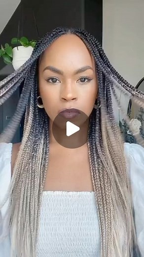 Latest braids and hair styles on Instagram: "What do you think?  ✌️ . . #Knotless #Boxbraids #neatbraids #locs #Braidqueen  #braidseason #prettybraids #longbraids #braidinspo #braidinspiration"