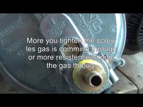 Adjust Garretson low pressure gas regulator 039-122