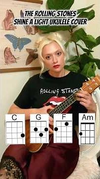 Easy Ukulele Tutorial The Rolling Stones #cover #ukuleletutorial