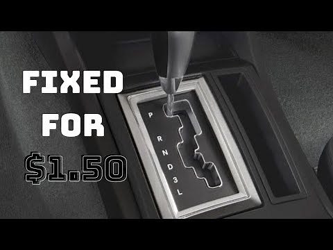How to repair your Chrysler 300 Shifter for $1.50!!! Will not shift from park. Broken shifter repair