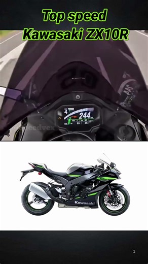 Kawasaki ZX-10R 💚 The King of Superbikes | Brutal Acceleration & Top Speed 🔥