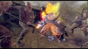 resident evil 4 remake SUPER SAIYAN GOKU