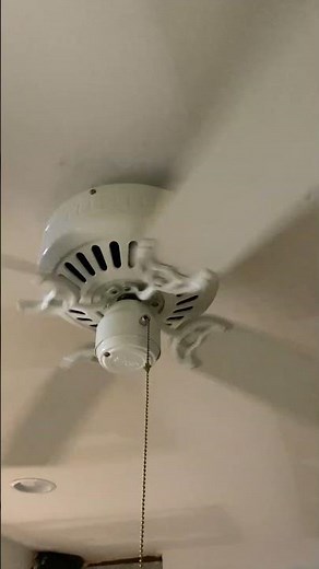 Powering on a Hunter Low Profile Ceiling Fan