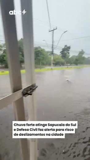 Chuva forte atinge Sapucaia do Sul e Defesa Civil faz alerta para risco de deslizamentos na cidade