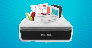 Walmart hace descuentote de más del 50% a colchón Restonic con almohadas y sábanas de regalo