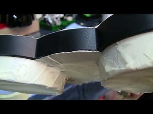 Versuch der Kunststoff Chrom Lackierung