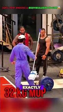 Bodybuilders underestimated the wrong person #gym #funny #prank