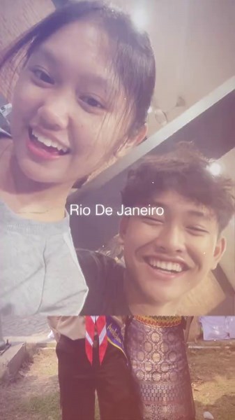 Rio de Janeiro trend template with friends — cara pakai & kode catatan IG