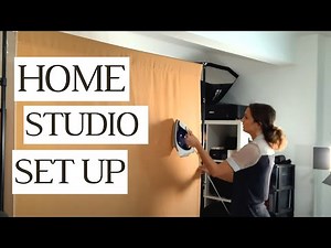 Home Photography Studio Setup from Amazon and Etsy