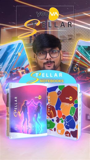 Student Yard on Instagram: "Youva Stellar Metallic Notebooks 📓 ✨ Unique Cover You MUST See! Follow @studentyard for more ! #stationery #studygram #backtoschool #uniquestationery #students #stationeryaddict #notes ##MetallicNotebook #UniqueCover #StationeryLove #NotebookAddict #AestheticStationery #reels #viral #reelitfeelit #reelkarofeelkaro"