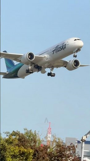 Alaska Airlines inaugural flight Heathrow to Seattle AS101 #alaskaairlines #aviation tion