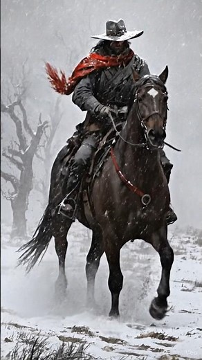 RDR2 HORSE RIDING ANIMATION IN SLOW-MOTION ASTHETIC | AMINATICMK |