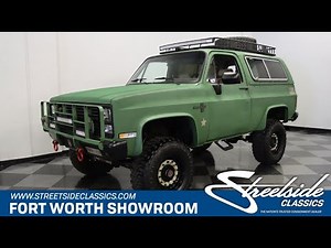 1986 Chevrolet Blazer M1009-CUCV 4X4 for sale | 5419-DFW