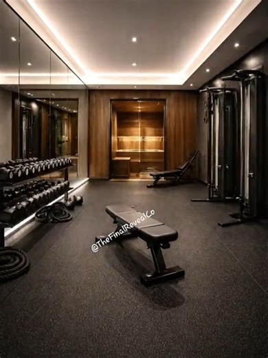 Luxury Wellness Room Timelapse 📷📷 (Gym Sauna Spa Reveal) Watch this space transform into a full luxury wellness room—rubber floors lock in, mirrors go up, LED strips glow, and the sauna spa vibes bring the final reveal to life. Clean, calming, and so satisfying. Which upgrade would you want most: sauna, cold plunge, or home gym? 📷 Save this for your dream setup share with someone who needs a wellness glow-up. #TheFinalRevealCo #WellnessRoom #HomeGym #Sauna #ColdPlunge #SpaRoom #WellnessDesign