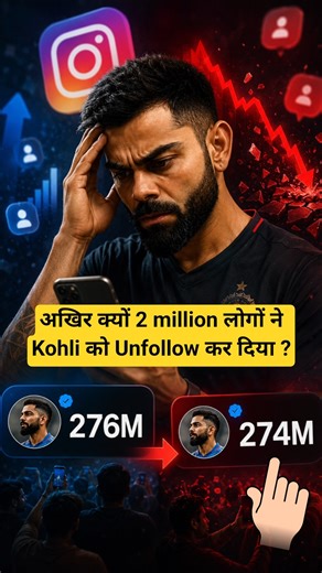 अखिर क्यों 2 million लोगों ने Kohli को Unfollow कर दिया ?