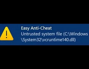 Untrusted system file - FIX