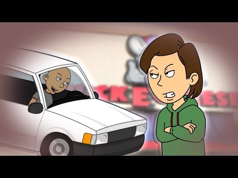 Classic Caillou steals his Dad's car to go to Freddy Fazbears Pizza/Grounded (REUPLOAD)