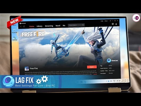 Gameloop Free Fire Ultimate Lag Fix, Best Settings For-Low End PC.