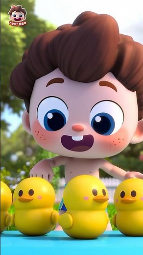 Counting One to Five! | Pool Safety Rules | Five Little Ducks #shorts #kindergartensong
