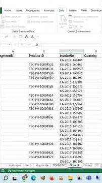 Power Query in Excel Fill Data Up and Down