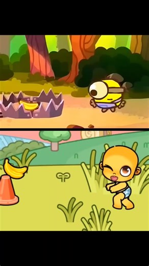 Aesthetic_preety | Minion Hilarious Animation Geometry Dash in avatar world👨‍🔧 #animation #minion #geometrydash | Instagram