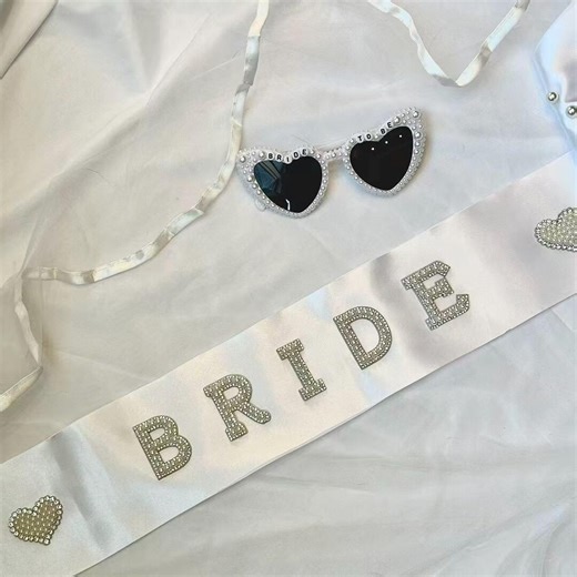Personalized Sparkling Sash for Bride,bride to Be Sash,hen Party Sash,wifey Wifey Sash,team Bride Sash,bridesmaid Sash,bachelorette Favors - Etsy
