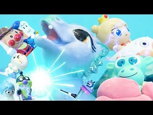アンパンマン王国物語 伝説のグリーンドラゴン 第8章 ちびごんにかけられた悪のエキス！ところがばいきん仙人は悪の呪文を知らない！？勇者アンパンマン、ローラ姫たちも攻撃をされ…そして緑の玉が光りだす！