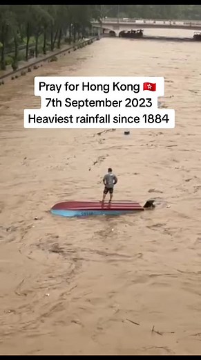 Hong Kong Black Rainstorm Warning on Sept 7: Pray for HK