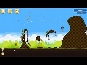 Angry Birds Chrome: Easter Eggs Bonus Level #1 3-Star Walkthrough [HD]