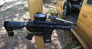 Testing an AR Rifle With an Extremely Bent Barrel