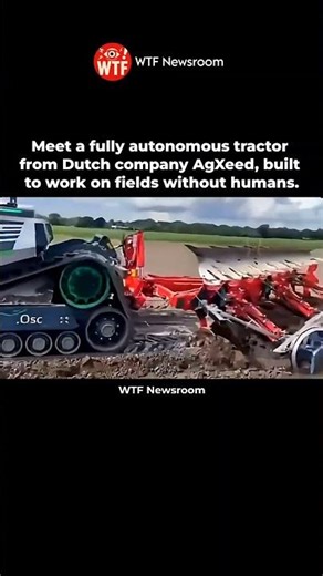 This Tractor Farms Fields Without Humans🤯🚜