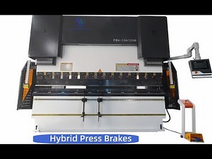 Hybrid Press Brakes Machine 130Ton/3200,Servo Pump CNC Press Brake for Demo