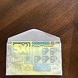 Eersida 150 Glassine Envelopes 2.5x4.25 Inch Glassine Mini Lotto Ticket Holders Wedding Guest Favor Tissue Seed Envelope Holder for Scratch Stamp Scratch Ticket Wedding Favor Craft Project