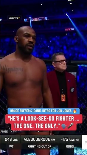 This Bruce Buffer intro for Jon Jones 🎤