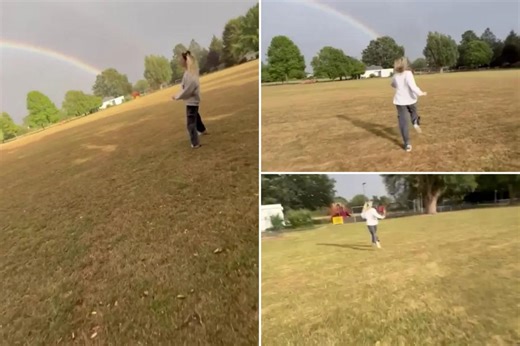 Two sisters discover rare double rainbow, race to find its tail end: ‘I always thought it was impossible’