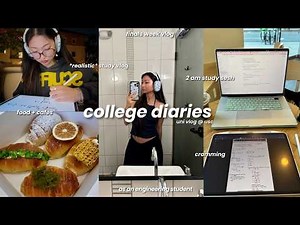 finals week as an engineering student 💡 | 24 hr studying, realistic routines