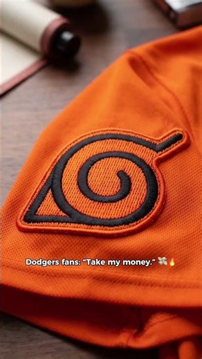 When a Dodgers fan sees the Naruto jersey for the first time… 😳