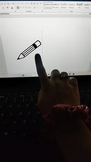 PENCIL ✏️ #msword #shorts #mswordtricks #logo #trending #tipsandtricks #youtubeshorts